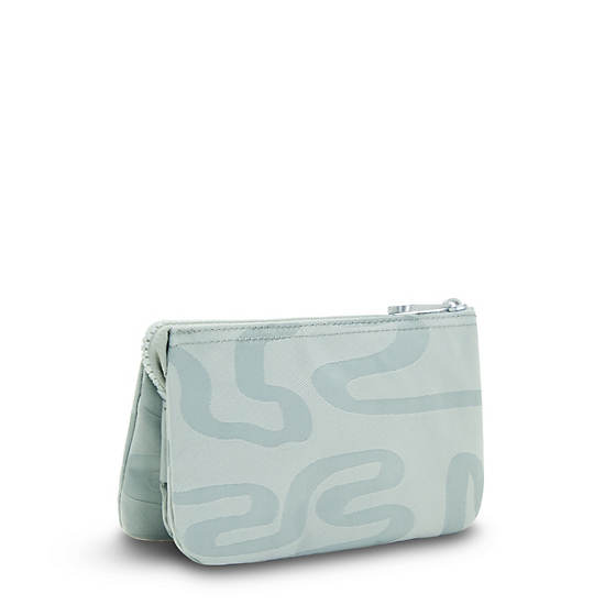 Kipling Creativity Large Printed Pouch Táska Türkiz | HU 2097UZ